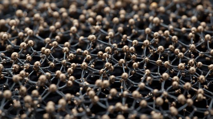 Iron (Fe) anchored on Graphene