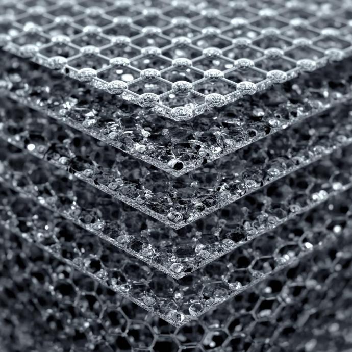 Graphene in layers (1-5 layers)