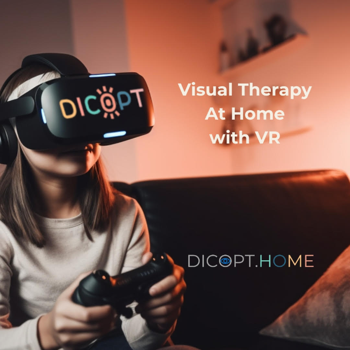 Virtual reality system to aid in visual conditions