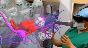 Holographic training for surgical environments