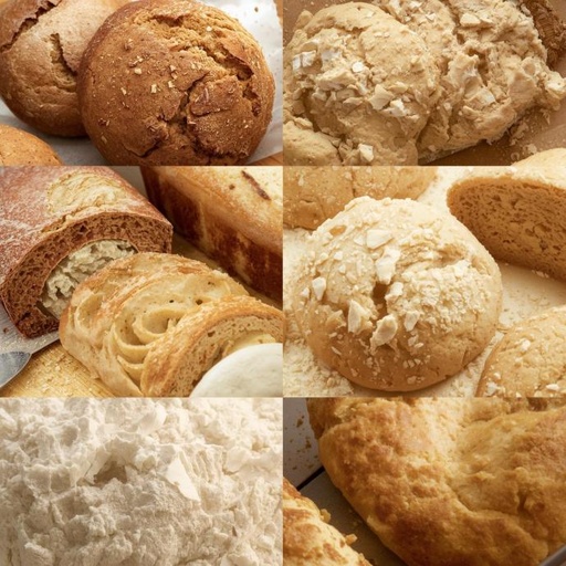 Patent and method for producing gluten-free bakery and pastisserie products